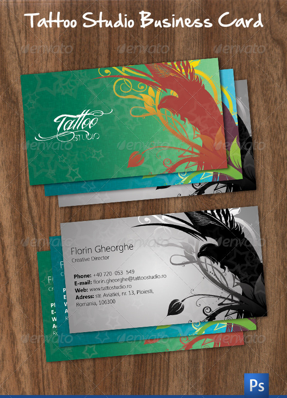 90+ Tattoo Business Cards Business Cards